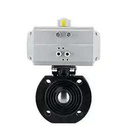 Pneumatic Wafer Carbon Steel Ball Valve
